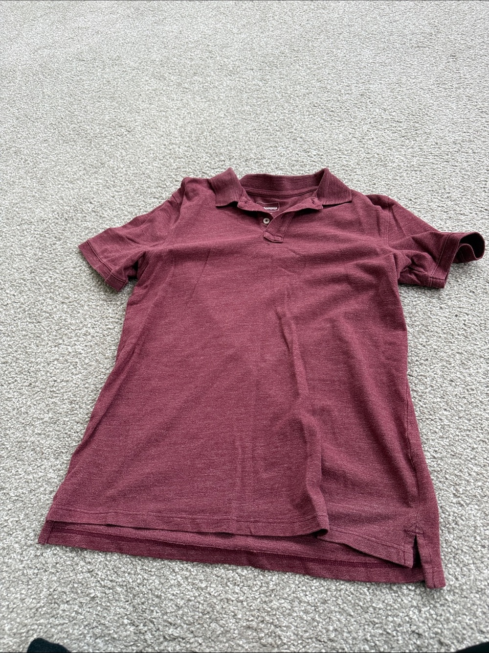 Sonoma Men's Polo Shirt Burgundy
